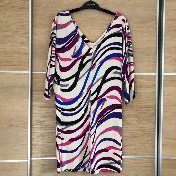 DVF colored dress - Picture 1 of 8